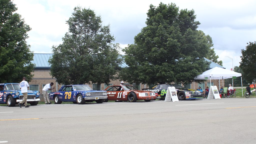 Some of the other vintage street and track Iron on display.